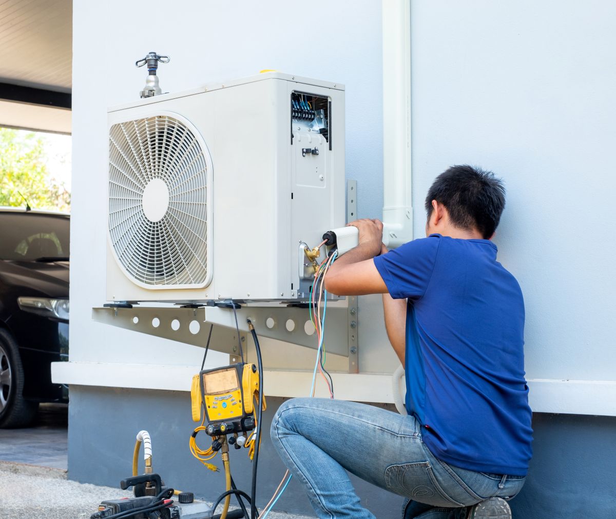 Installation de pompe &agrave; chaleur air-air en Bretagne