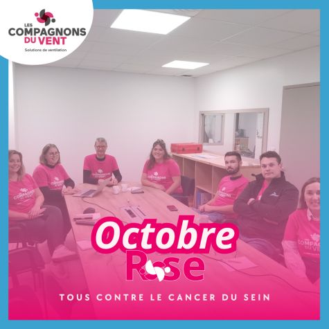 Les Compagnons du Vent se mobilisent pour Octobre Rose !