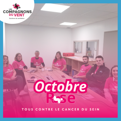 Les Compagnons du Vent se mobilisent pour Octobre Rose !